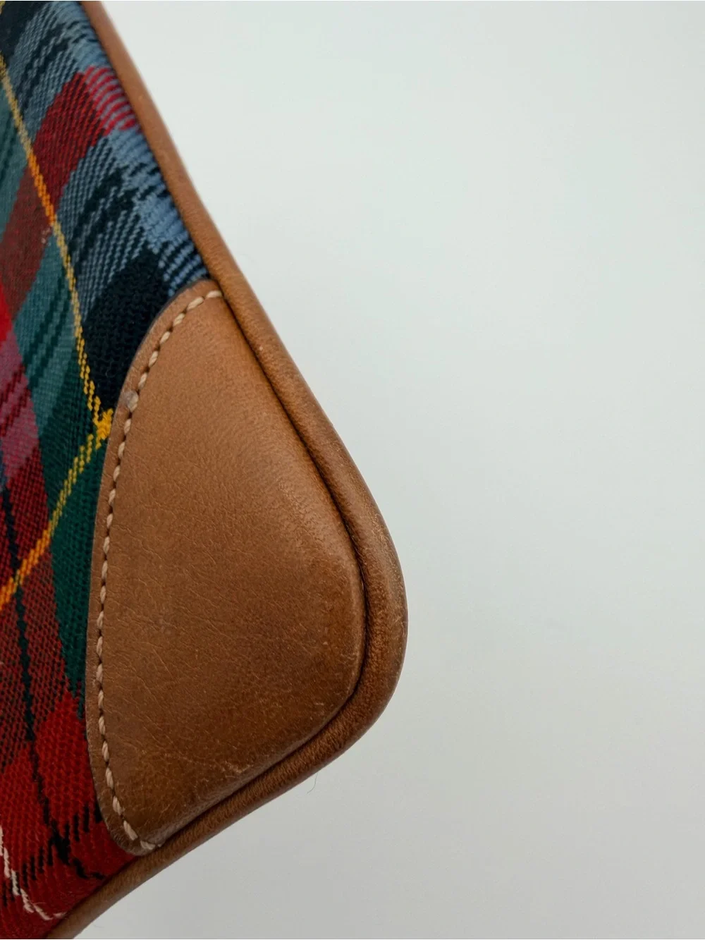 Coach tartan wool